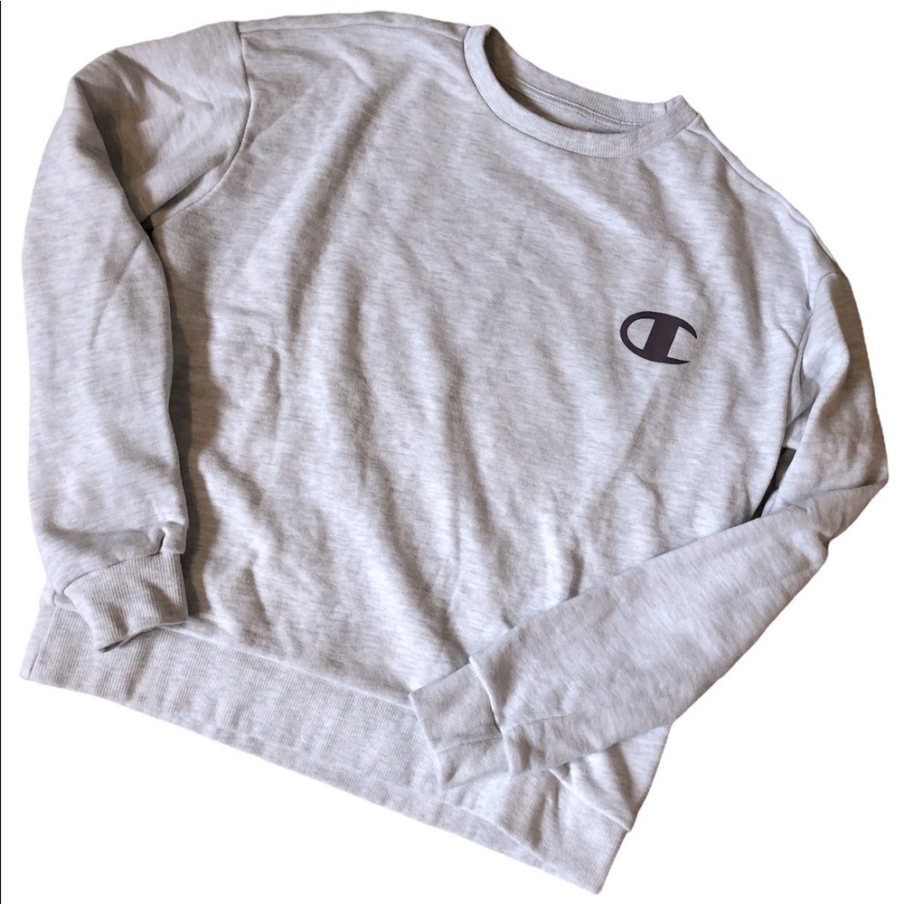 🇺🇸 BUNDLE ONLY - 5/$15 NWOT - Champion Terry Sweatshirt, Grey, sz. Small